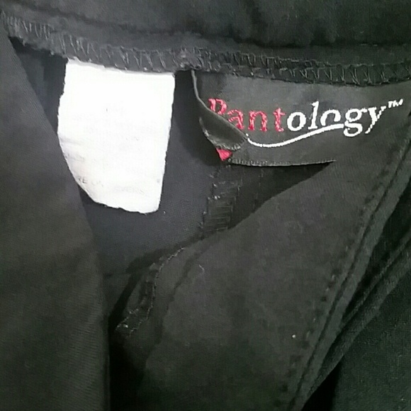 Pantology pants black stretch straight leg - Picture 5 of 6